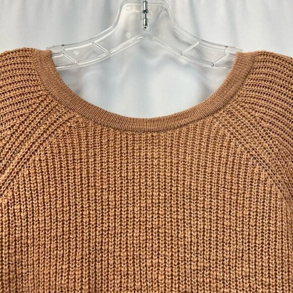 Aerie Pullover Deep V-Back Sweater Long Sleeve Knit Women's Size Medium - Picture 5 of 9